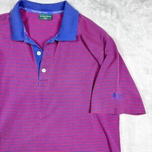 Hugo Boss Short Sleeve Golf Polo‎ Shirt Mens M Striped Casual Top